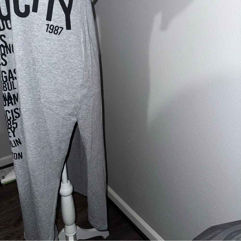 Fashion Nova Women’s Gray FAMOUS CITY 1987 Maxi Dress Size Small - Picture 5 of 13